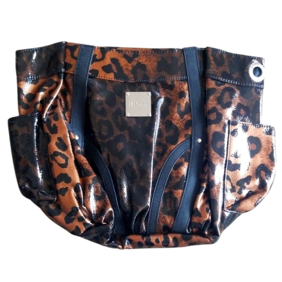 Miche Lisa Demi Leopard Print Tote Bag Shell - Picture 1 of 4